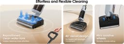 Tineco i5 Stretch Plus - Nat en droog stofzuiger en dweil - 180° Lay-Flat - 20.000 Pa Zuigkracht - Double-Sided Edge Schoonmaak methode - 30 Min Accu - Anti-Tangle stofzuiger geschikt voor dierenharen — thumbnail 22