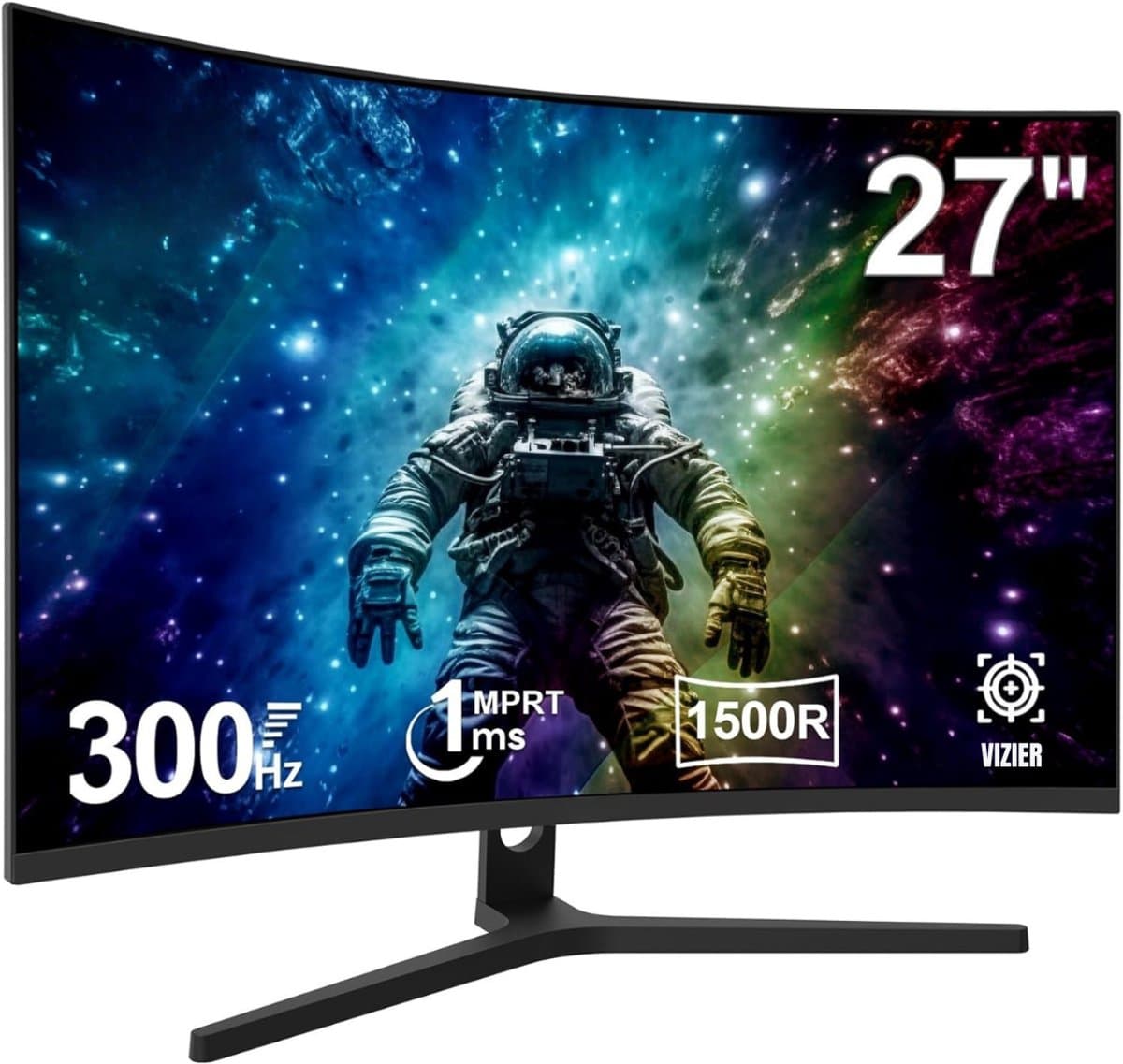 RUX® Gaming Monitor 240hz - Gaming Monitor -Zwart - ‎‎18cm x 62cm x 45cm; 5kg — afbeelding 1