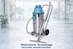 Wetrok Duovac 34 Professionele Stof- en Waterzuiger set – Krachtige Nat- en Droogzuiger voor Werkplaats- Schoonmaakbedrijven-Gezondheidsinstelling — thumbnail 2