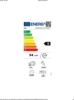 Beko BDIN14320-1 Volledig ingebouwd 13 couverts + 3 Jaar Gratis Extra Garantie — thumbnail 3