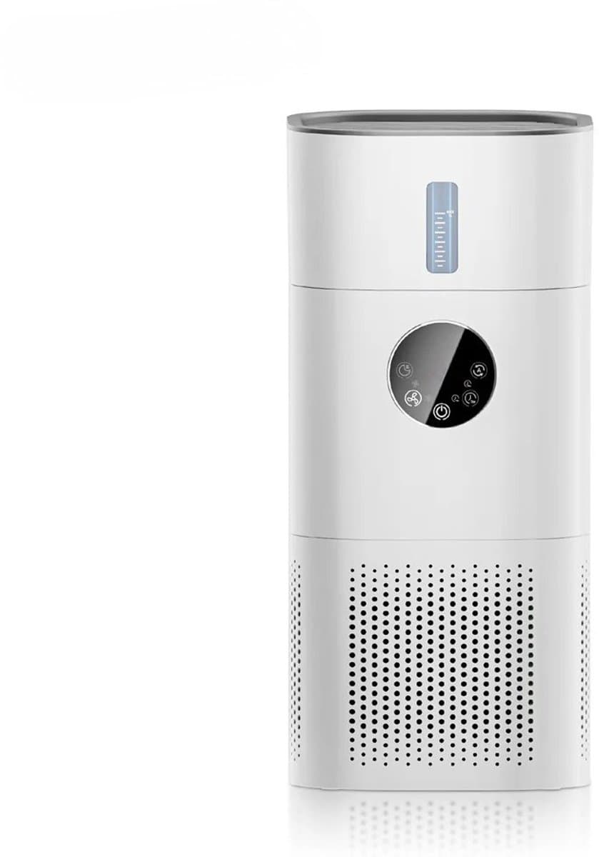 Luchtreiniger - Luchtbevochtiger - 2-in-1 Luchtreiniger & Luchtbevochtiger – H13 HEPA Filter – Tegen Allergieën, Huisdierenhaar & Rook – Stil & Automatische Stand – 9 Min Reiniging – Wit — afbeelding 1