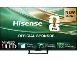Hisense 65E8S Smart TV - 65 inch - 4K Hi-QLED MiniLED - 2026 - 600 nits - Native 144Hz Game Mode - Built-in Subwoofer - Hi-View AI Engine - Hi-QLED Colour - Dolby Vision Atmos