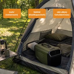Evolar Mobiele Airco - Caravan / Camping / Tent - 5200 BTU - Mini Airco - EVO-CA50CGGR — thumbnail 5