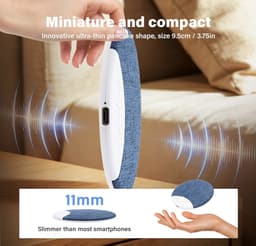 Kussenluidspreker Bluetooth 2026 – Nieuwe draagbare mini-luidspreker voor onder het kussen, met botgeleiding. Kussenluidspreker met timerfunctie, draadloze inslaaphulp met stereobas. — thumbnail 5