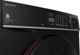 Sharp warmtepomp droger - 10KG - energie label D - 15 programma's - WIFI - LED trommelverlichting - white LED display - mat zwart — thumbnail 4