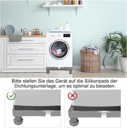 Wasmachine verhoger - Wasmachine verhoger - Wasmachine sokkel - Wasmachine verhoger met lade - Wasmachine opbouwmeubel - Wasmachine opbouwmeubel - Wasmachine Sokkel — thumbnail 3