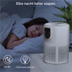 Zavira® Luchtreiniger - Filter - Lonisator - Elektrisch met snoer - Wit — thumbnail 4