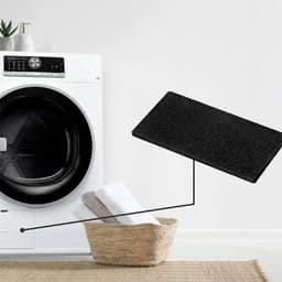 Bramokava 2x Filter geschikt voor Droger Whirlpool Bauknecht Ignis ( met 4 gaatjes) - 481010345281 - 8015250474909 - 481010716911 - 220 x 110 mm - Spons Foam Schuimfilter — thumbnail 3
