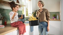 Bosch MAF671B0 Airfryer XXL - Serie 6 - 7,2L - Shake alarm - Kijkvenster - Warmhoudfunctie - 7 programma's - Tot 5 personen - Zwart — thumbnail 4