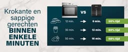 Princess 182257 SlimFry Airfryer - 8 L capaciteit - Doorzichtig kijkvenster - Digitaal touchscreen - 8 voorgeprogrammeerde instellingen - Compact design - 2000 W — thumbnail 16