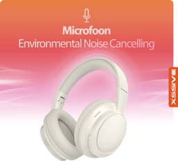 Draadloze Over-Ear Koptelefoon Bluetooth 5.4 | Hoofdtelefoon met Microfoon | 3 EQ-instellingen | 10 Uur Batterij | USB-C | Opvouwbaar Design | Noise Cancelling Microfoon — thumbnail 5