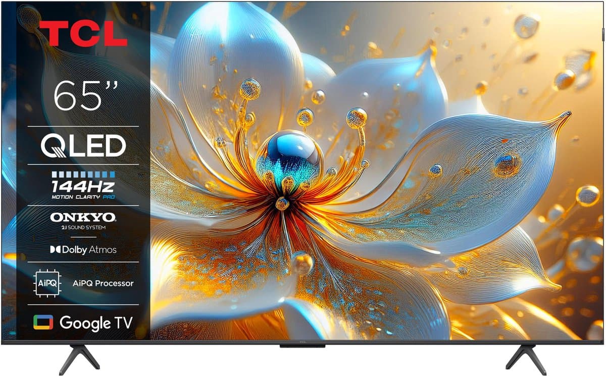 TCL 65T8C 65inch 4K Ultra HD 144Hz 165CM TV — afbeelding 1