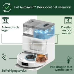 iRobot Roomba® Plus 505 Combo Robot + Autowash™ Dock - Robotstofzuiger met Dweilfunctie - Wit - N1852 — thumbnail 10