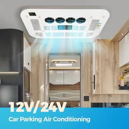 Sunster Dak Airconditioner - Air conditioning - 10000 BTU - 150-400m³/u - 1-3KW - 12V Efficiënte Koeling, Met Afstandsbediening, voor RV, camper, Vrachtwagens, Boten — thumbnail 3