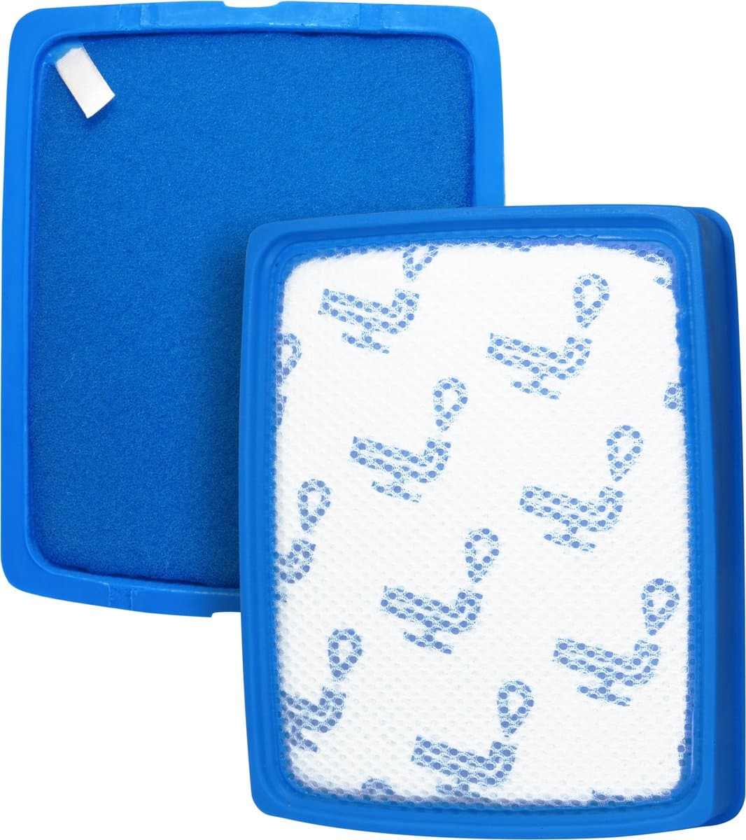 2x Dparts uitwasbare filter geschikt voor Philips stofzuiger - voor PowerPro Expert series - schuimfilter met rubberen houder - foamfilter stofzuigerfilter - nr. fc6042 fc6042/01 - fc8003 fc8003/01 - CP0618/01 — afbeelding 1