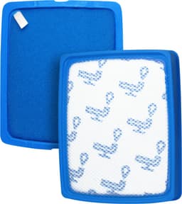 2x Dparts uitwasbare filter geschikt voor Philips stofzuiger - voor PowerPro Expert series - schuimfilter met rubberen houder - foamfilter stofzuigerfilter - nr. fc6042 fc6042/01 - fc8003 fc8003/01 - CP0618/01 — thumbnail 1