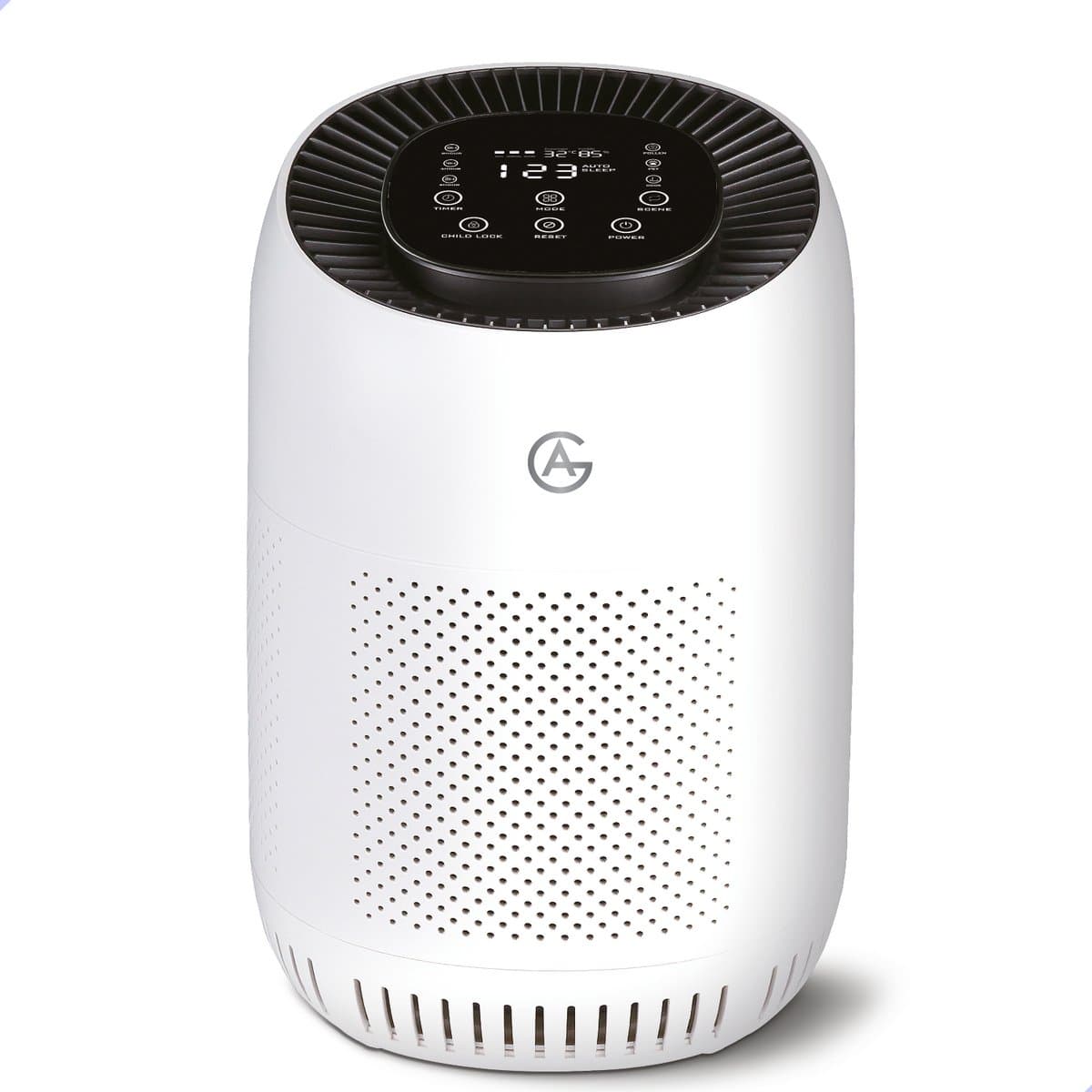 AG320 Luchtreiniger - Air Purifier -Luchtreinigers met Hepa Filter - Slaapkamer Air Cleaner - Slaapstand - Kinderslot - High Quality Filtersystem - Voor Schone Gezonde Lucht -Tegen Stof, Hooikoorts En Allergie - Verwijdert 99,97% -Display — afbeelding 1