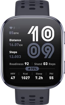 Amazfit Bip 6 - Smartwatch - 46 mm - Black — thumbnail 1