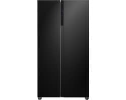 Frilec BONNSBS-630-040CB - Amerikaanse koelkast - Energiezuinig C - No Frost - 5 Jaar Garantie - 2 Deuren - 532 Liter - Super Vries - Digitaal Display - Zwart