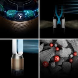 Dyson Purifier Humidify+Cool PH2 De-NOx - Luchtreiniger - Ventilator - HEPA filter - Wit/Goud — thumbnail 3