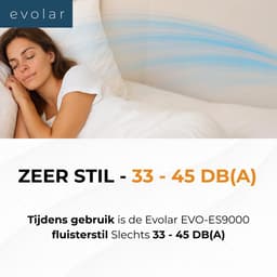 Evolar Mobiele Airco Zonder Afvoerslang - met Luchtontvochtiger - 3-in-1 - Voor Slaapkamer - WiFi - 9000 BTU - Zonder Afvoer / Slang - EVO-ES9000 — thumbnail 12