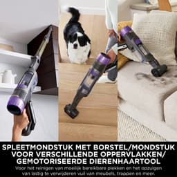 Shark PowerDetect Clean and Empty Draadloze Steelstofzuiger met Laad- Leegstation en Dierenharenborstel - IP3251EUT — thumbnail 6