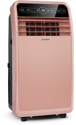Klarstein Mobiele airconditioner met luchtafvoerslang, 4-in-1 airconditioner met ventilator, luchtontvochtiger & nachtmodus, Kleine & draagbare airconditioner met app-bediening, 12000 BTU Laag verbruik,5 kW voor 59 m² - Afstandsbediening Timer — thumbnail 1