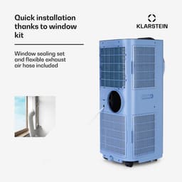 Klarstein mobiele airconditioner met luchtafvoerslang, 5-in-1 airconditioner, ventilator, luchtontvochtiger, luchtreiniger & nachtmodus, app-bediening, kleine & draagbare airconditioner voor thuis & op kantoor, 7000 BTU,9 kW voor 42 m² 48 dB — thumbnail 14