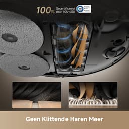 Dreame X50 Ultra Complete - Robotstofzuiger met dweilfunctie - Geschikt voor huisdierharen - Complete Accessoires kit - Eenvoudig schoonmaken van laag meubilair - Zwart — thumbnail 12