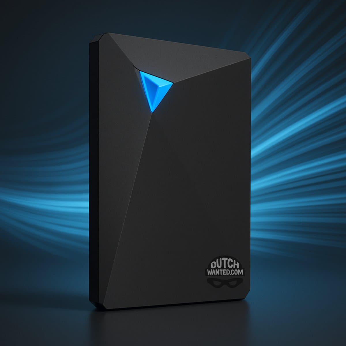 Dutch Wanted Double- HDD Externe Harde Schijf - Snelle writing speed - 1TB (2x 500GB) dubbele schijf van 2x 500GB voor directe back up - Plug and play - Opslag extern pc of laptop - USB 3.2 - Zwart — afbeelding 1