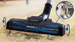 Philips Stofzuiger zonder Zak FC9556/09 - Alle Vloertypen - Sterke Zuigkracht - Met H13 Allergiefilter - 3 Extra Mondstukken - Blauw — thumbnail 10
