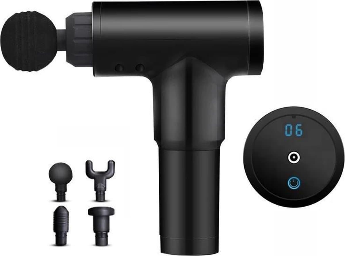 Mobstore Massage Gun - LCD Electric Touch Massage gun - Massage apparaat - Sport Massage - Professioneel Gebruik - Spierherstel & Spierontspanning - Stress Verminderend - Stil en Sterk - Lange Batterij - Professionele Massage Gun - Massage Pistool — afbeelding 1