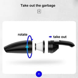 DL Auto Stofzuiger Draagbare Handheld Nat Droog Autostofzuiger Met Sterke Zuigkracht Car Vacuum Cleaner — thumbnail 7