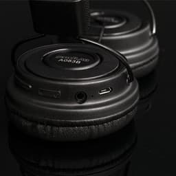 SoundLAB Bluetooth On Ear Koptelefoon (Zwart) — thumbnail 6