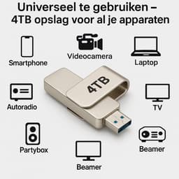 4TB usb flashdrive 2in 1 | USB-C Stick | externe oplag | Dual Geheugenstick | USB 3.1 | Plug & Play | Universeel | Geschikt voor smartphones, laptop, tablets, PC en meer partybox |mobile |Extra opslagruimte,samsung android — thumbnail 8