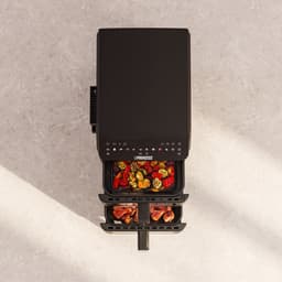 Princess Heteluchtfriteuse - 182490 - 3000W - Stack Airfryer 11,2L - PFAS-Vrij - 2 lades (Sync) - 11 Bakprogramma's - Bespaart 45% ruimte - Dubbele gestapelde lades — thumbnail 3