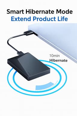 Eaget HDD schijf - Externe harde schijf - 250GB - Externe harde schijven – Harde schijf – Plug and Play — thumbnail 2