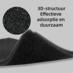 5x Filterdroger - droger - Geschik voor Beko Elektra Grundig 2964840100 -Spons filter- Herbruikbaar（ 245x154x10mm） — thumbnail 5