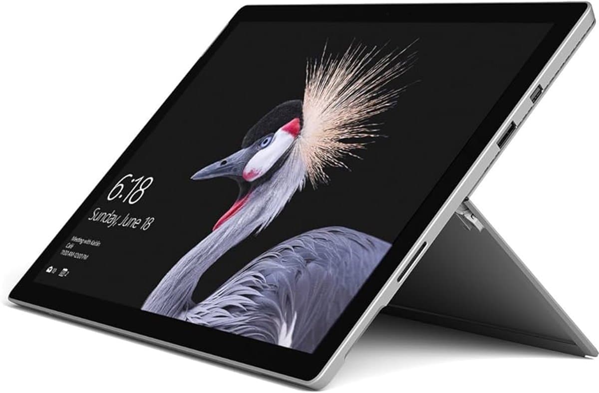 Surface Pro 5 (128GB SSD | 4GB RAM | m3-7Y30 | Silver) — afbeelding 1