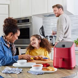 SCH® Mini airfryer - Airfryer - Airfryer klein - Wit - 22cm x 28cm x 27cm — thumbnail 5