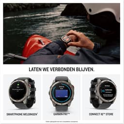 Garmin fenix 8 Pro - Smartwatch - 47 mm - AMOLED - Ingebouwde inReach® technologie - LTE connectiviteit - Tot 15 dagen batterijduur - Titanium — thumbnail 15
