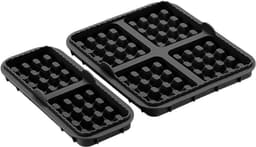 2 stuks wafelinzetstukken - geschikt voor Philips Airfryer 3000-serie (6L/3L) & Tefal EY9018 Airfryer - zwart — thumbnail 7