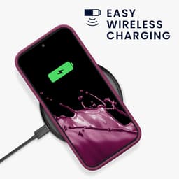 kwmobile telefoonhoesje geschikt voor Google Pixel 9a - Hoesje met siliconen coating - Smartphone case in magenta-lila — thumbnail 7