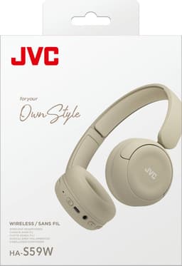 JVC HA-S59W – Draadloze Hoofdtelefoon met 50 uur batterij en ultiem draagcomfort - Beige — thumbnail 5