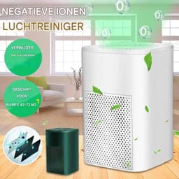 BolFlow® Luchtreiniger - HEPA - USB - Air purifier - Koolstoffilter - Ionisator - Stil & Compact - Voor Kantoor, Auto, Thuis - Wit — thumbnail 10