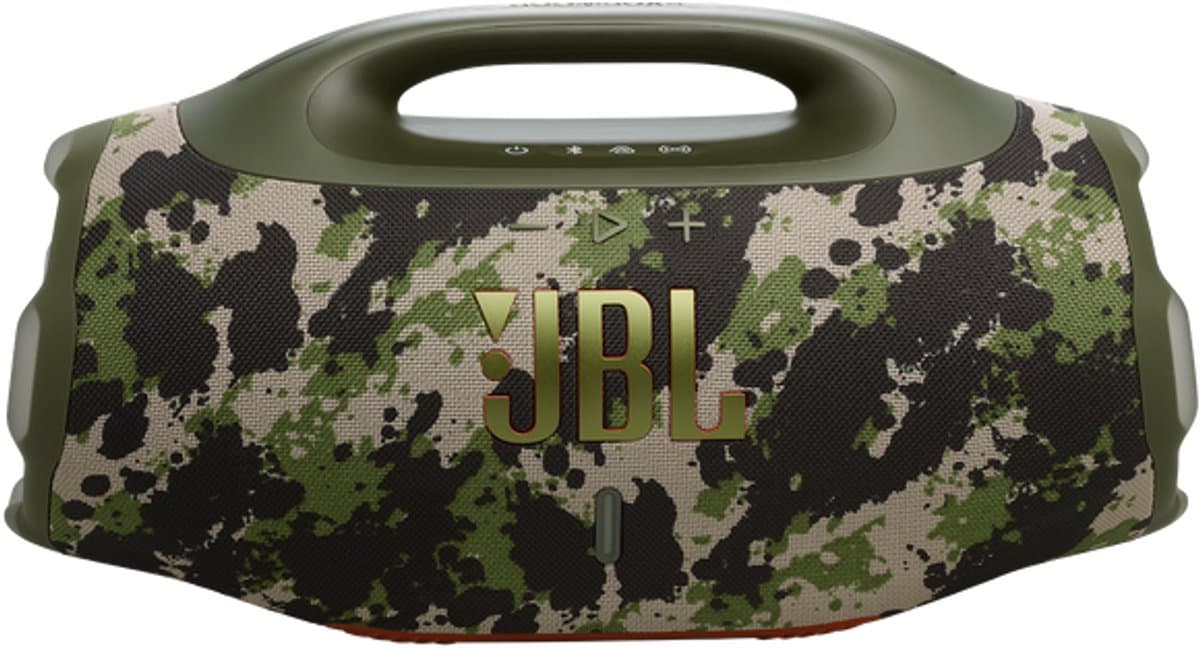 JBL Boombox 4 - Portable Bluetooth Speaker - Draagbaar & Krachtig - Draadloze Muziek Box - 34 uur - Waterdicht - IP68 - Camouflage — afbeelding 1