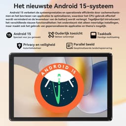 Hotlight C107 - Android 15 Tablet - 10.1 inch - 24(4+20)GB RAM/128GB ROM– 5000mAh - Zwart — thumbnail 4