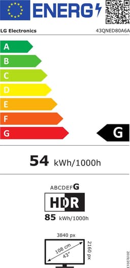 LG 43QNED80A6A - 43 inch - 4K QNED - 2025 - Smart TV — thumbnail 2