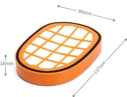 6x Filter Geschikt voor Philips SpeedPro Max 8000 serie FC5005/01, CP0663/01 Aqua 7000 Serie Vervanging Schuimrubber onderdeel - Draadloze Stofzuiger - Geschikt voor FC6812/14/6822/6823/27/6908 - Stofzuigeraccessoires - Uitlaatfilter - Herbruikbaar — thumbnail 4