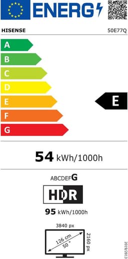 Hisense 50E77Q - 50 inch - 4K QLED - 2025 — thumbnail 13
